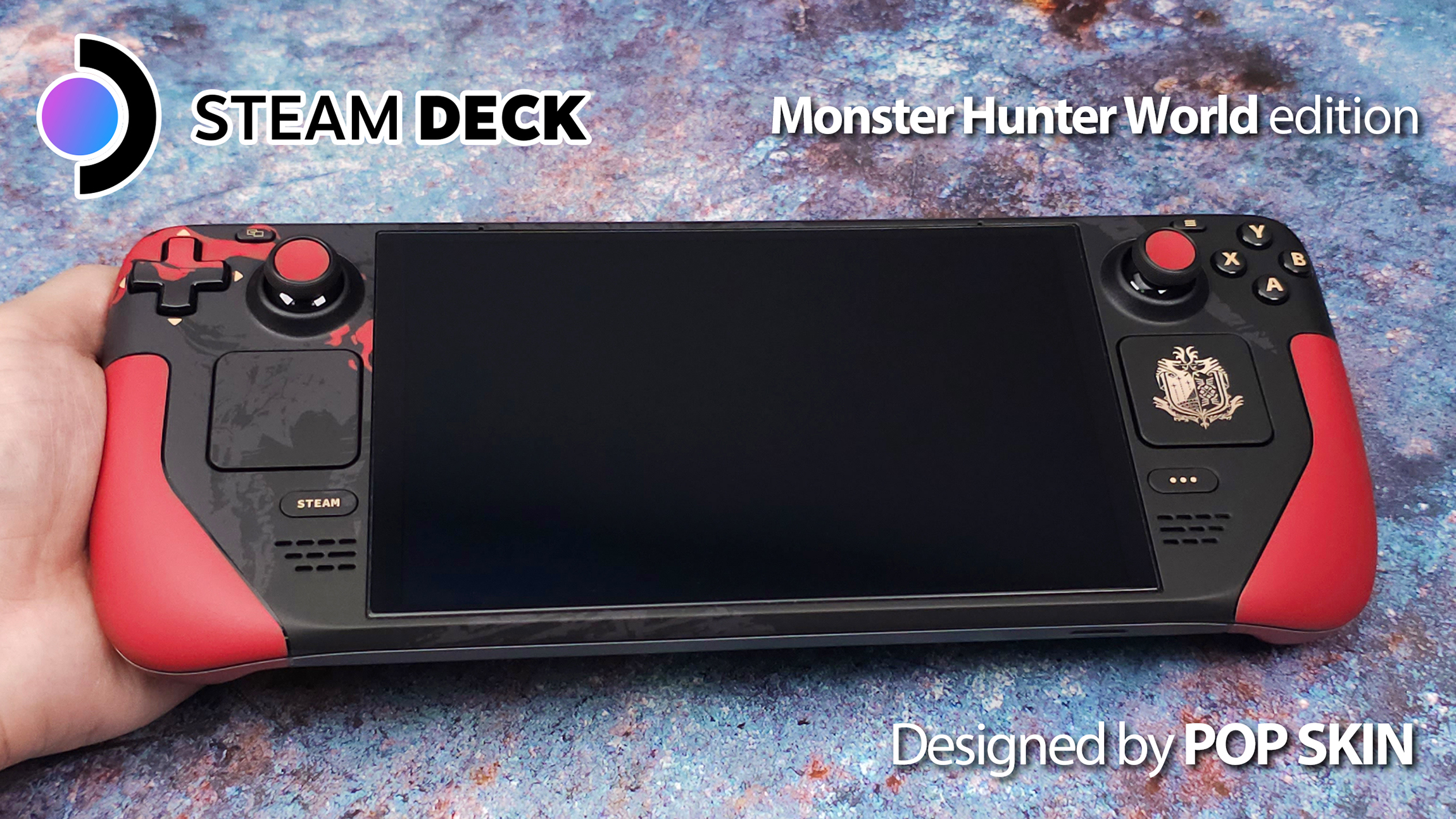 Amazon.com: Steam Deck Skin, Monster Hunter World Edition, Full
